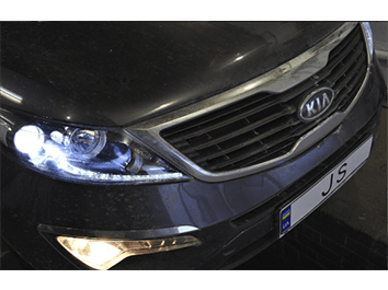 Установка светодиодных ламп Kia Sportage 2011