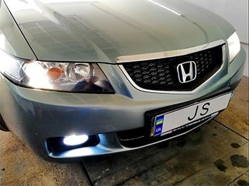 Установка ксенона Honda Accord 2006