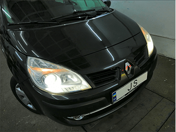 Установка ксенона Renault Scenic 2006