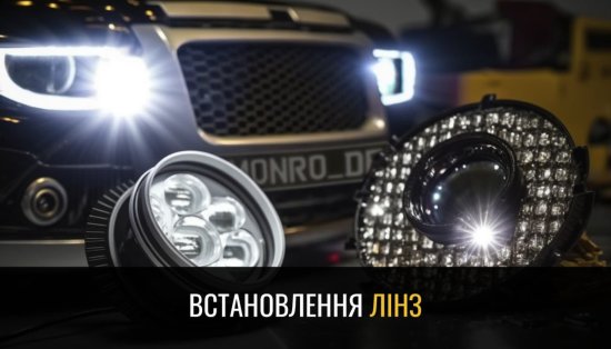 Установка біксенонових лінз та Bi-led модулів у фари авто у Києві