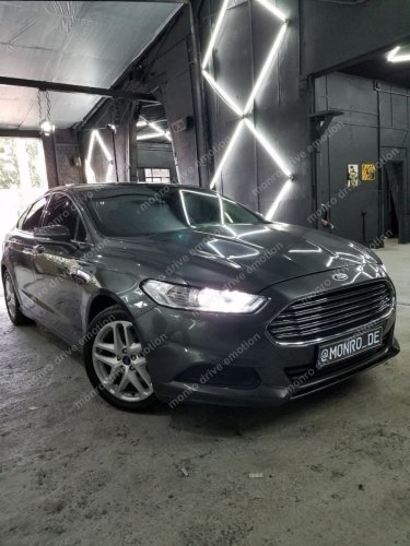 Установка лед ламп Ford Fusion 2016