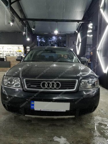 Полировка и шлифовкафар Audi A6 2003 г.в.
