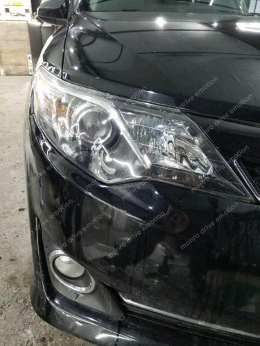 Полировка фар Toyota Camry 