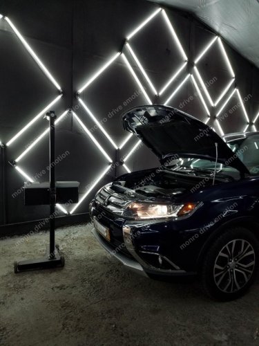 Регулировка фар Mitsubishi Outlander 2019 г.в.