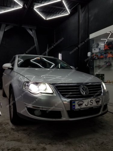 Установка линз Volkswagen Passat B6 2008