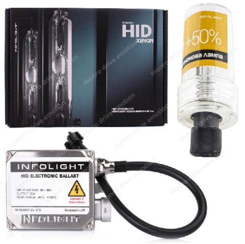 Комплект ксенонового света Infolight H27 5000K +50%