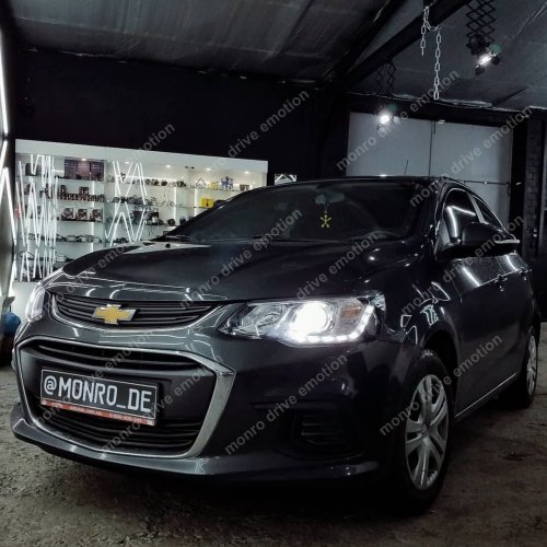 Установка LED ламп Chevrolet Aveo