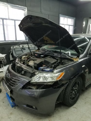 Установка сигнализации Toyota Camry 2010 г.в.