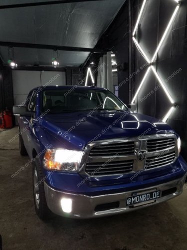 Установка LED ламп Dodge Ram 2010 г