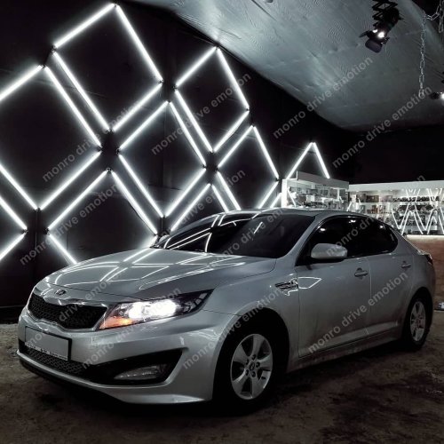 Установка ксенона Kia Optima 2012