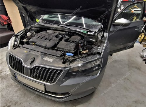 Установка сигнализации Skoda Superb Combi 2016 г.в.