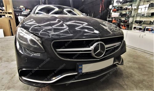 Установка шумо-виброизоляции  на Mercedes-Benz S-class Coupe 2015 года