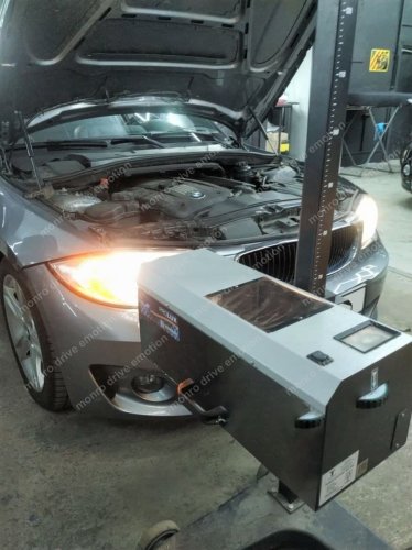 Регулировка фар BMW E82 2008