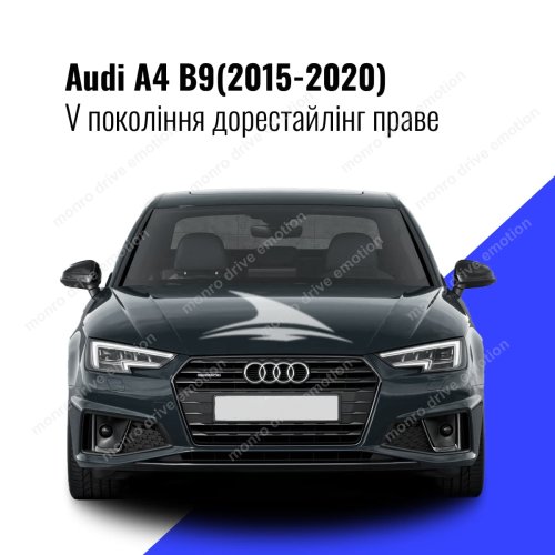Корпус фары Audi A4 B9 LED (2015-2020) V поколение дорестайлинг правый