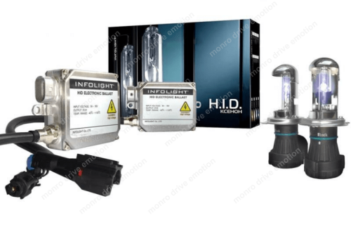 Биксенон. Установочный комплект Infolight H4 H/L 6000k 35w