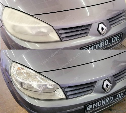 Установка Led ламп Renault Scenic