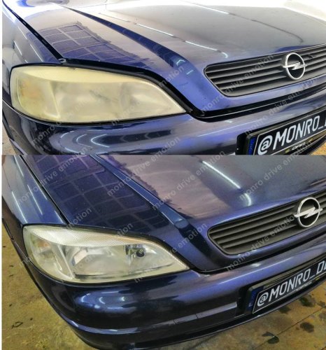 Установка LED ламп Opel Astra G