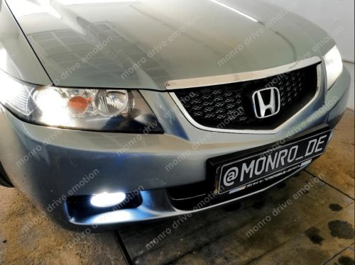 Установка ксенона Honda Accord