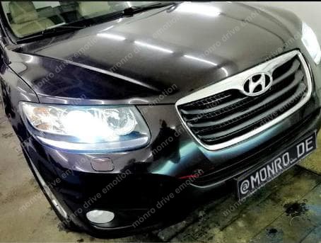 Установка ксенона Hyundai Santa Fe
