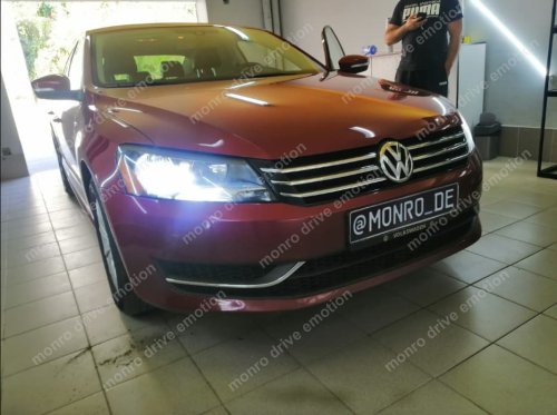 Установка светодиодных ламп Volkswagen Passat b7
