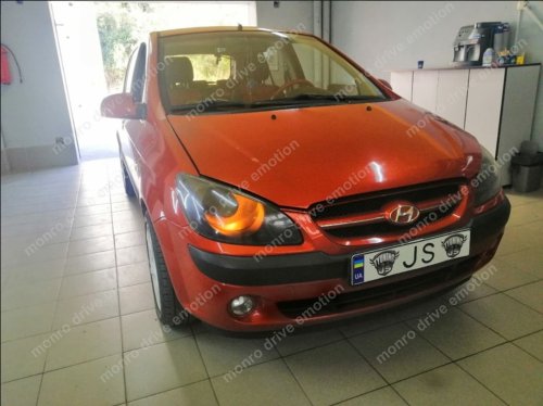 Установка линз Hyundai Getz