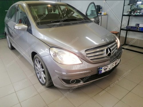 Установка ксенона Mercedes W200
