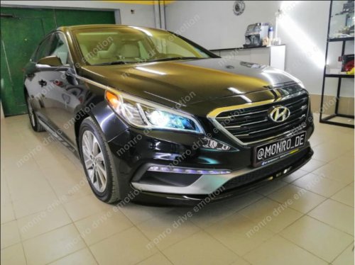 Установка ксенона Hyundai Sonata