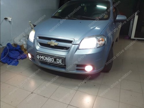 Установка светодиодных ламп Chevrolet Aveo