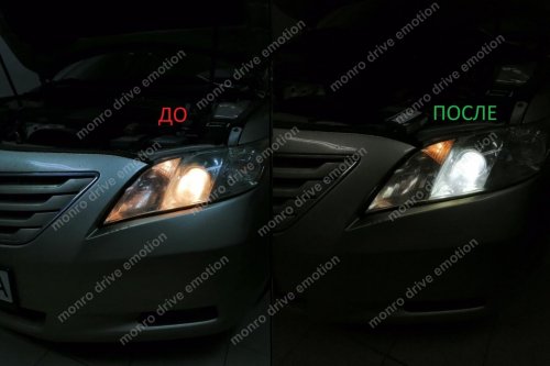 Установка комплекта ксенона Toyota Camry v40