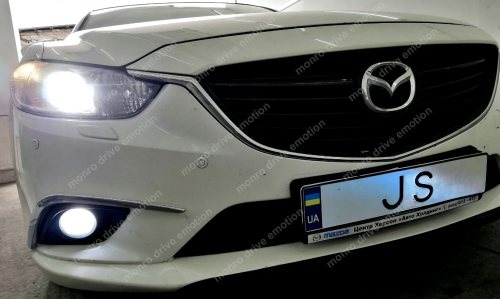 Установка ксенона на Mazda 6
