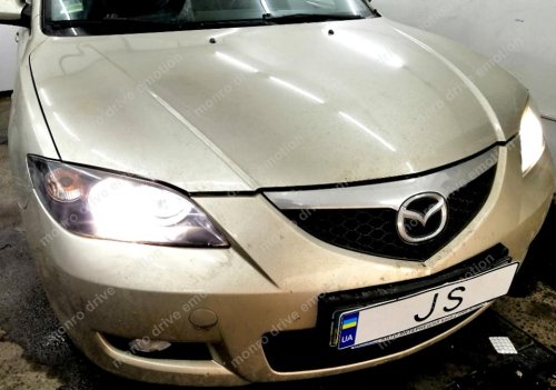 Установка ксенона Mazda 3