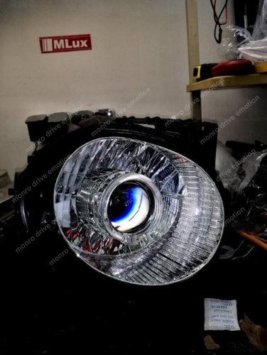 Установка линз Nissan Juke