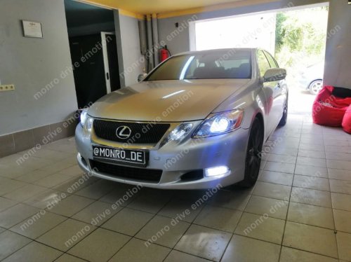 Установка світлодіодних ламп Lexus GS