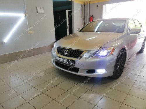 Установка світлодіодних ламп Lexus GS
