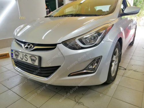 Установка парктроника Hyundai Elantra