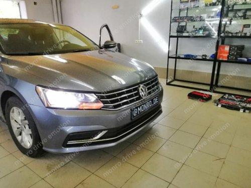 Установка светодиодных ламп Volkswagen Passat b8