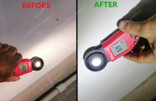 Установка светодиодных ламп Opel Astra H 
