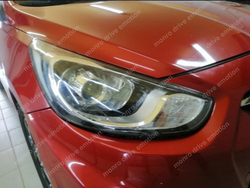 Установка линз Hyundai Accent
