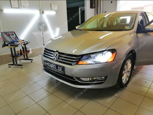 Установка светодиодных ламп Volkswagen Passat b7