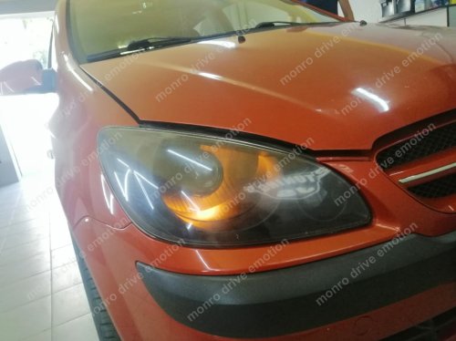 Установка линз Hyundai Getz