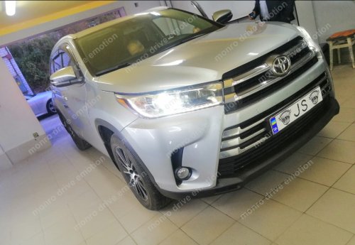 Установка ксенона Toyota Highlander 2019
