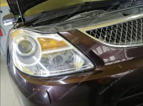 Установка линз Hyundai Veracruz