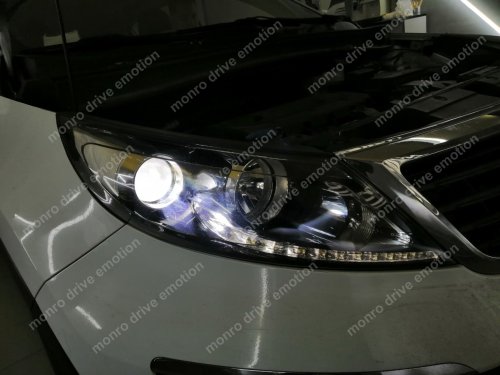 Установка ксенона Kia Sportage