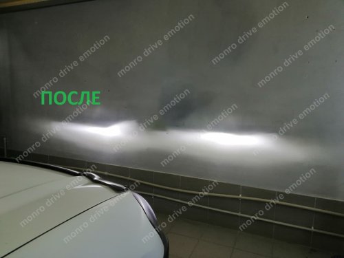 Установка LED ламп Hyundai Tucson
