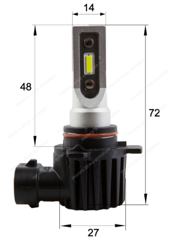 Светодиодная лампа Sho-Me F3 HIR2 9012 6500K 20W