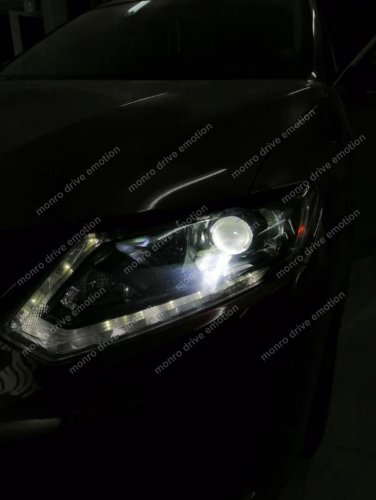 Установка линз Nissan Rogue