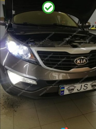Установка ксенонового комплекта Kia Sportage