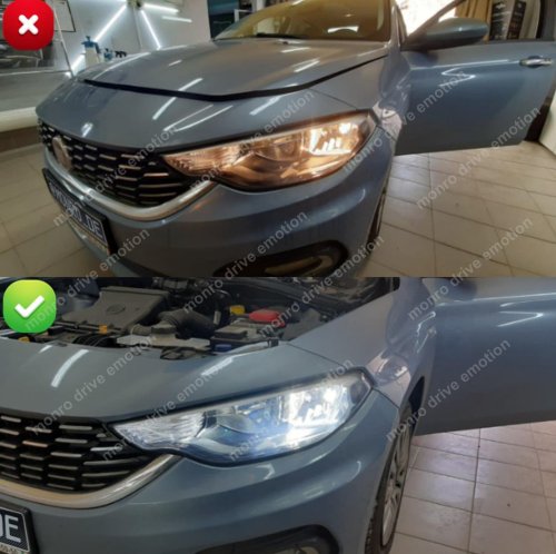 Встановлення LED ламп Fiat Tipo 2017