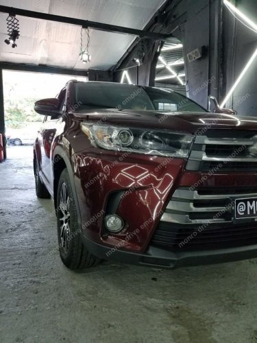 Toyota Highlander 2019  встановлення лед ламп