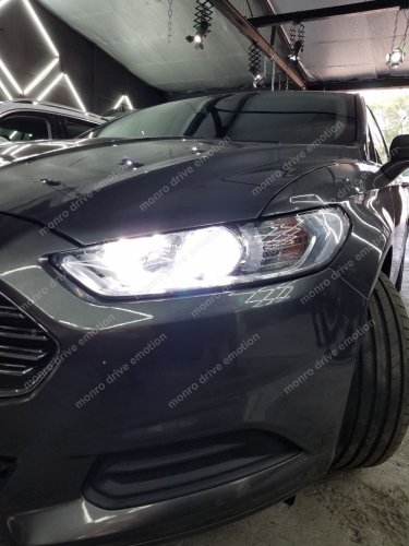 Установка лед ламп Ford Fusion 2016